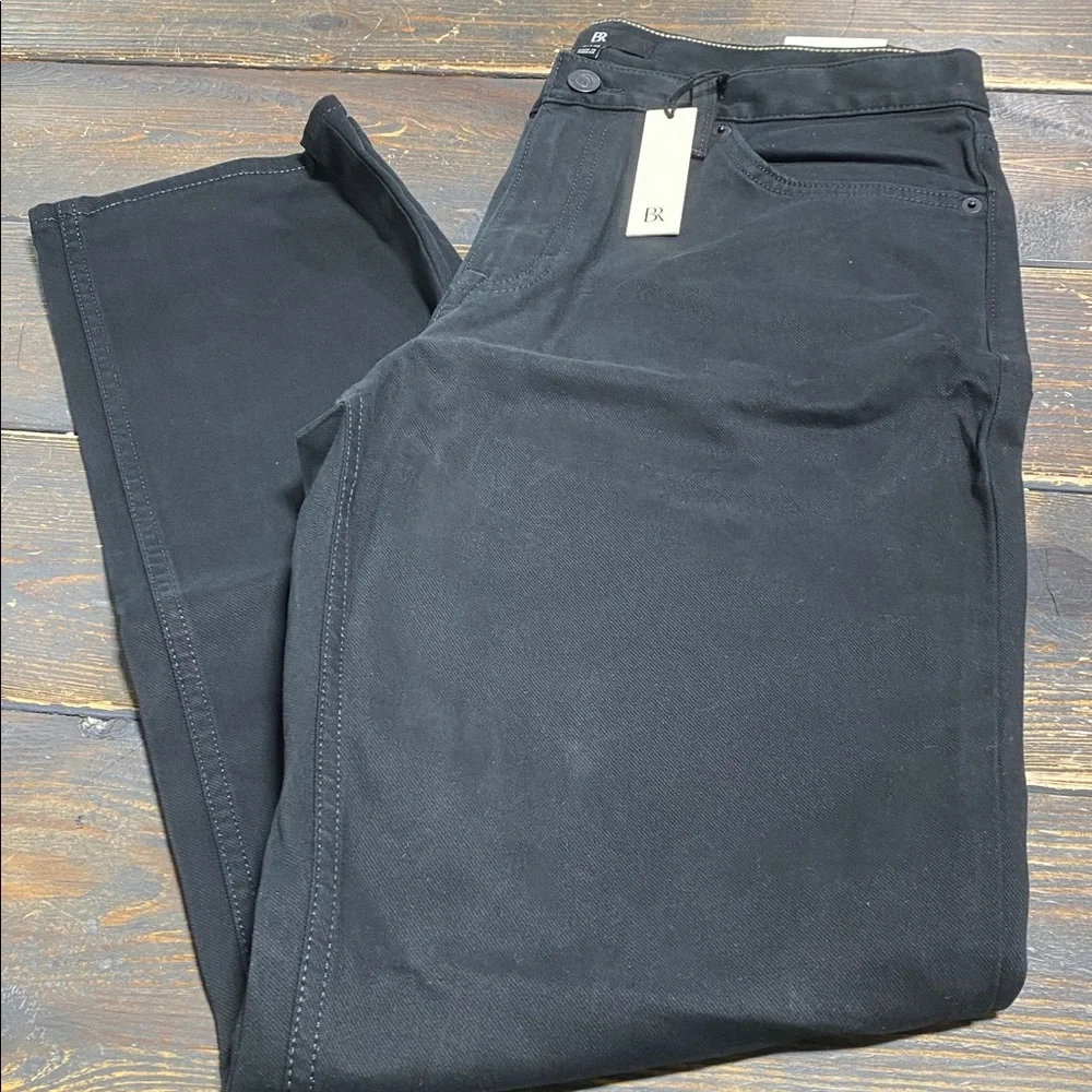 Banana Republic Slim Traveler Pant, Black- Size 32x30